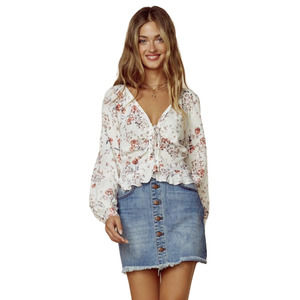 Planet Blue Lilia Floral Top